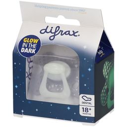 difrax® Schnuller - Dental - Glow in the Dark +18 Monate