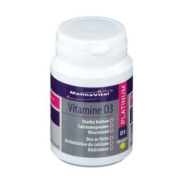 MannaVital Vitamin D3 Platin-Perlen
