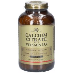 Solgar® Calcium Citrat mit Vitamin D3