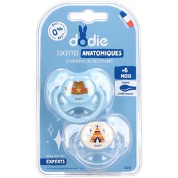 dodie® 2 Sucettes silicone +6 mois (Couleur non sélectionnable)