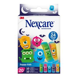 3M™ Nexcare™ HAPPY KIDS ​Pansements Décor Monstres