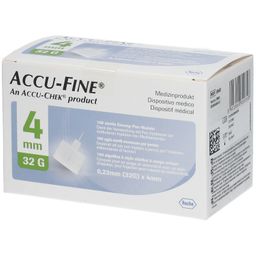 ACCU FINE® sterile Nadeln 4 mm (32G)