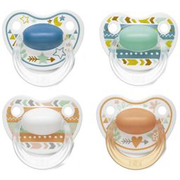 Bibi® Happiness Tétine Dentale en silicone 0-6 mois (Couleur non sélectionnable)
