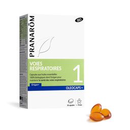 Pranarôm Oleocaps+ 1 - Voies respiratoires BIO