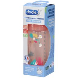 Dodie Biberon Initiation+ Rose +6 Mois 330ml