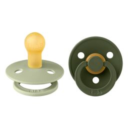 BIBS® BIBS COULEUR Tétines Sage - Hunter Green 0 - 6 mois Taille 1