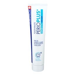 Curaprox Perio Plus+ Stütz-Zahnpasta-Gel 0,09 %.