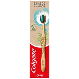Colgate® Brosse à dents Bambou Charbon Soft