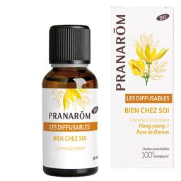Pranarôm Les Diffusables Bien chez soi - Ylang-ylang et Rose de Damas Bio
