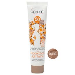 omum ma Protection Joli Teint Hydratant Visage Teinté Doré SPF50+ Bio
