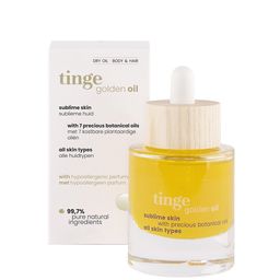 Tinge Golden Oil Sublime Skin | Huile Sèche Corps | Hydratante | Glow & Élasticité