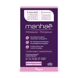 Manhaé Ménopause 3 mois + 1 Gratuit
