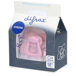 DIFRAX Tétine édition spéciale Quartz Rose Naturel 12m+