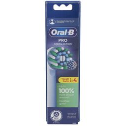 ORAL-B Pro Cross Action Têtes de brosse de rechange x4