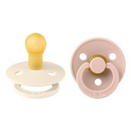 BIBS Tétine ivoire/blush duo 0-6 mois