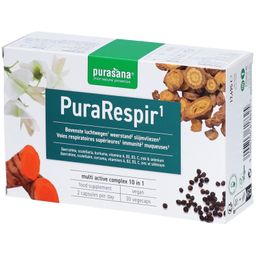 Purasana PuraRespir vegetarische Kapseln für Atemwege & Immunsystem