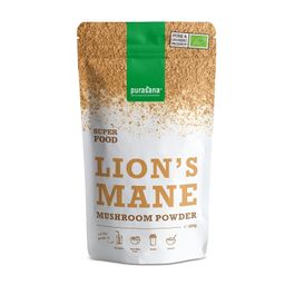 Purasana Vegan Lion's Mane Pulver BIO 100 g