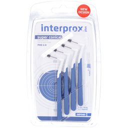 Interprox Plus Interdental Brush Super Conical Dunkelblau