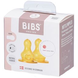 BIBS Flaschensauger Latex 2er-Pack