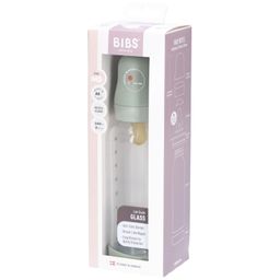 BIBS Biberon en Verre 240 ml Set Complet Sage 2+ Mois