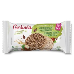 Gerlinéa Milchschokolade und Haselnuss Reiskuchen