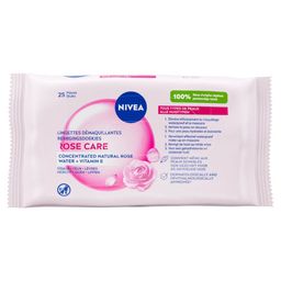 NIVEA MicellAIR Lingettes Démaquillantes Micellaires à l'Eau de Rose BIO