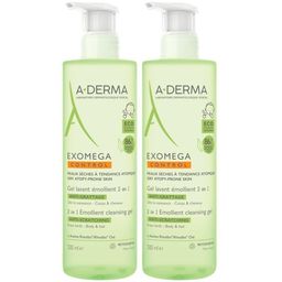 A-DERMA Exomega Control 2in1 Geschmeidigmachendes Reinigungsgel Körper & Haare