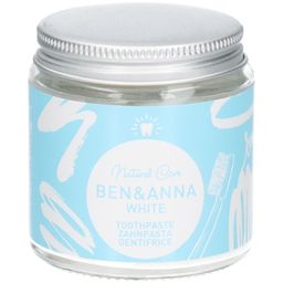 BEN & ANNA - White - Dentifrice naturel blanchissant en bocal en verre