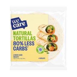 WE CARE Natürliche Tortillas Wraps Faibles en glucides