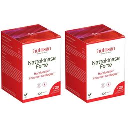 Nutrisan Nattokinase Forte 100 + 20 Capsules Gratuites