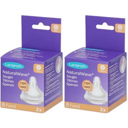 Lansinoh® mOmma® NaturalWave™ Sauger langsamer Milchfluss