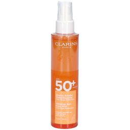 Clarins Sun Care Body Sonnenspray für strahlende Haut mit sehr hohem Lichtschutzfaktor LSF 50+
