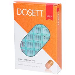 DOSETT® Durchschnittliche Pillenbox Woche Französisch (7 x 4)