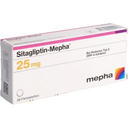 SITAGLIPTIN Mepha Lactab 25 mg 28 Stk