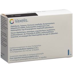 VAXELIS Inj Susp mit 1 Nadel 10 Fertspr 0.5 ml