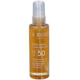 LA ROSÉE Huile solaire SPF 50