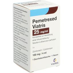 PEMETREXED Viatris Inf Konz 100 mg/4ml Durchstf