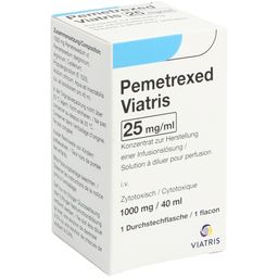 PEMETREXED Viatris Inf Konz 1000 mg/40ml Durchstf