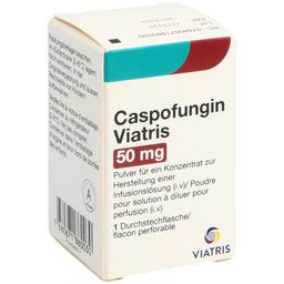 CASPOFUNGIN Viatris Trockensub 50 mg Durchstf