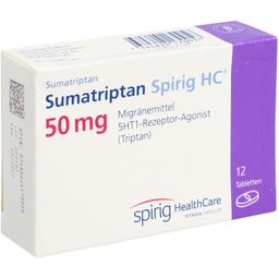 SUMATRIPTAN Spirig HC Tabl 50 mg 12 Stk