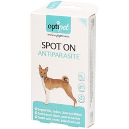 OptiPet Spot On Antiparasite chien S-L < 50 kg 6 pipettes