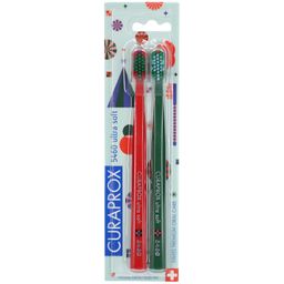 Curaprox 5460 Ultra Soft Brosse à dents Duo Christmas Edition