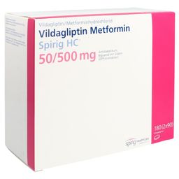 VILDAGLIPTIN Metformin Spirig HC 50/500mg 180 Stk