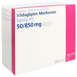 VILDAGLIPTIN Metformin Spirig HC 50/850mg 180 Stk