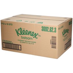 Kleenex Balsam Mouchoirs 4 couches, 16 x 12 pièces