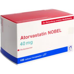 ATORVASTATIN NOBEL Filmtabl 40 mg 100 Stk