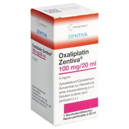 OXALIPLATIN Zentiva 100 mg/20ml  Durchstf