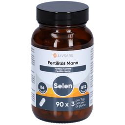 LIVSANE Fruchtbarkeit Mann - mit Selen, B6, B12 und DHA