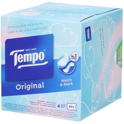 Tempo Original Mouchoirs en boîte 4 épaisseurs 60 pièces