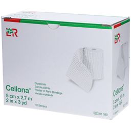 CELLONA® Bande plâtrée 2,75 m x 5 cm